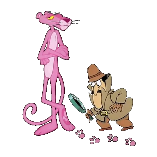 pantera rosa, pink panther vatsap, detective de pantera rosa, serie animada de pink panther