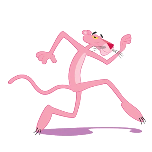 panthère rose, panthère rose, pink panther 2020, le thème pink panther, la panthère rose se faufile