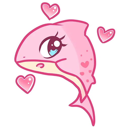 pink hai stiker, pink hai, rosa aufkleber, hai aufkleber, rosa delphin