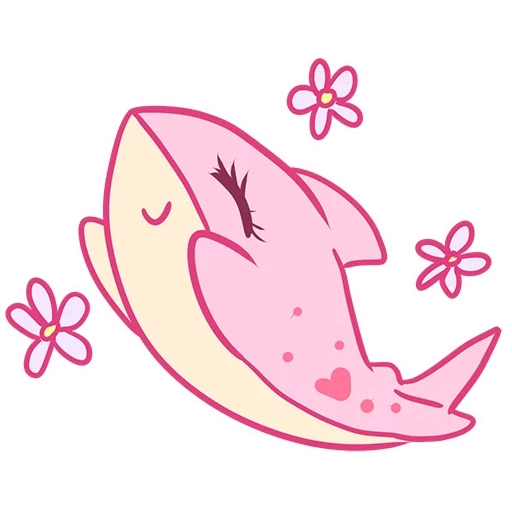 pink shark styker, pink shark, pink shark cartoon, shark sticker, pink sticker