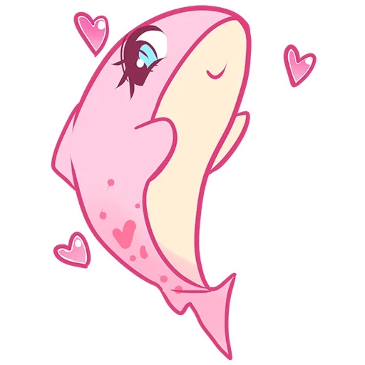 pink shark styker, shark pink, skier skikela, pink shark cartoon, pink stickers