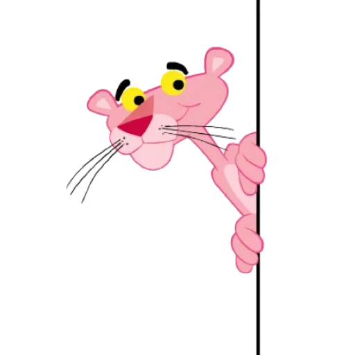 pink panther, set stiker, panther pink, gambar pink panther, kartun pink panther