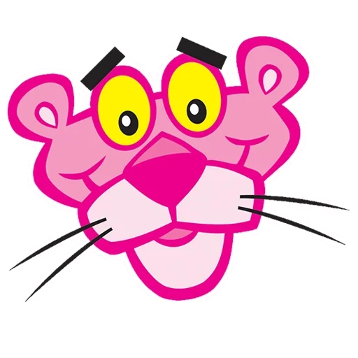 pink panther, pink panther of the muzzle, pink panther of the muzzle, pink panther face, pink panther mask