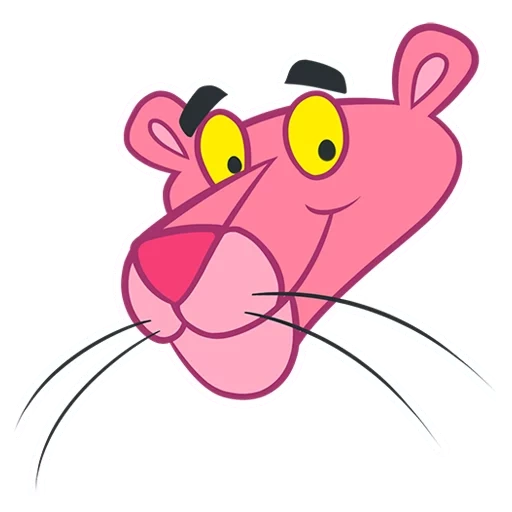 pink panther, розовая пантера мордочка, мультик розовая пантера, пантера розовая, мультики