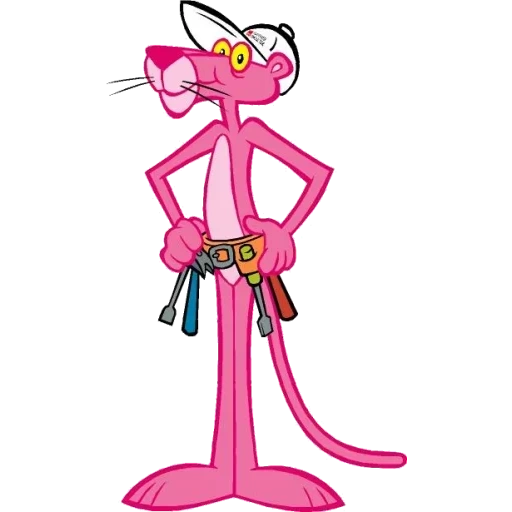 pink panther cartoon, pantra pink, pink panther personaje, pantera rosa, dibujo de pantera rosa