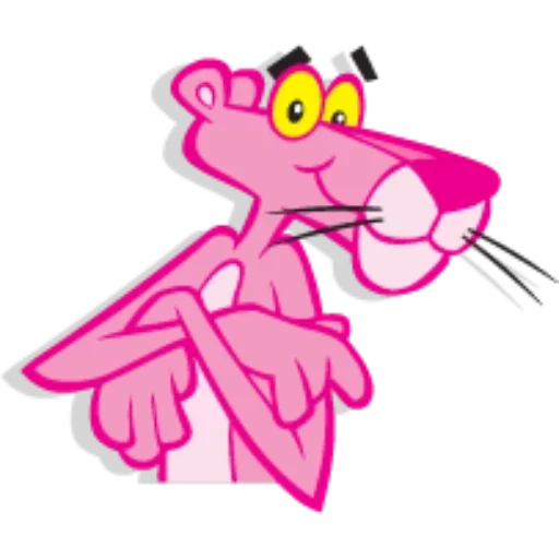 pink panther, set stiker, stiker untuk telegram, pink panther pantera rosa, stiker pink panther telegrams