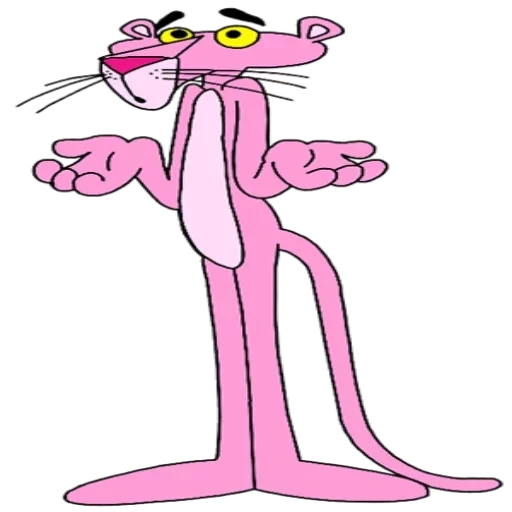 pinther rosa, pink pantera pantera rosa, pink panther cartoon personaggi, pink panther multicuriarius, adesivi pink panther telegrams