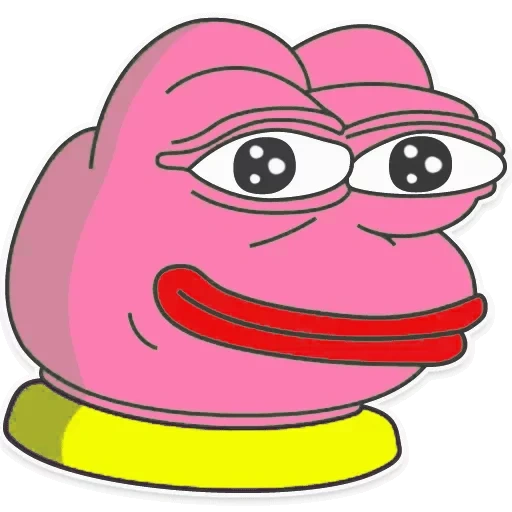 pink, pink, peepo pepe, pink pepe, pepe the pink toad