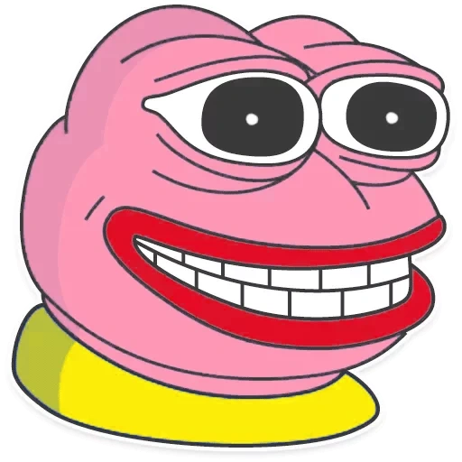 pink, pink, pink pepe, pepe the pink toad