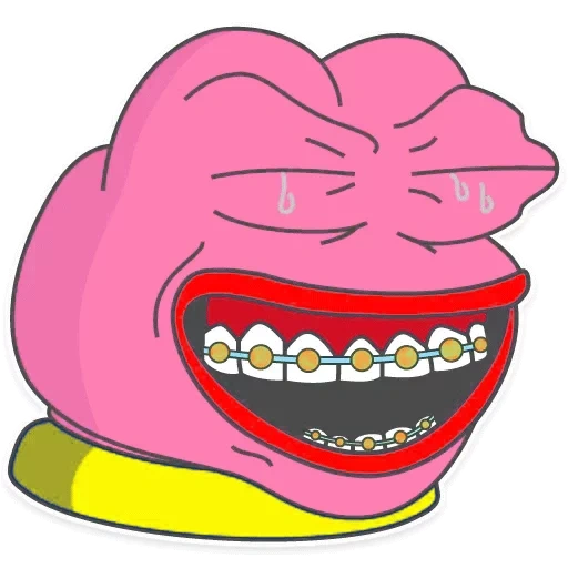 rosa, pink pepe, pepe lacht, pink toad pepe, pepe frog ist rosa