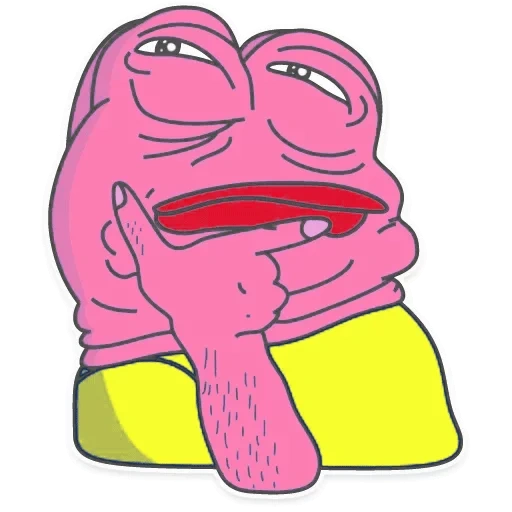 manusia, anak, pepe merah muda, pink toad pepe, the frog pepe berwarna merah muda