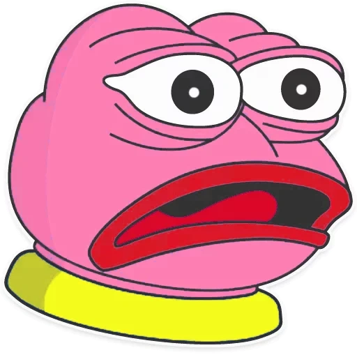 pepe, pepe schock, pink pepe, pink toad pepe, der froschpepe ist rosa