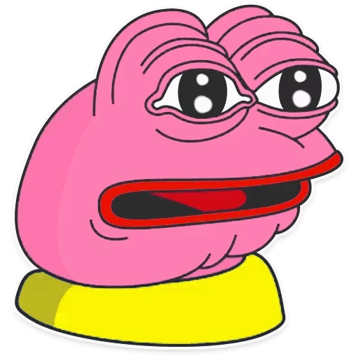 pepe, pepe's gill, pink pepe, pepe the pink toad, pepe frog pink