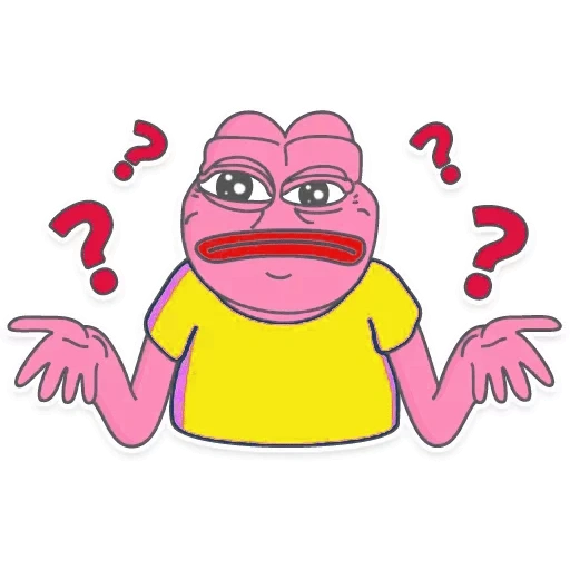 pepe, pepe merah muda, katak pepe, pink toad pepe, emoji pepe frog