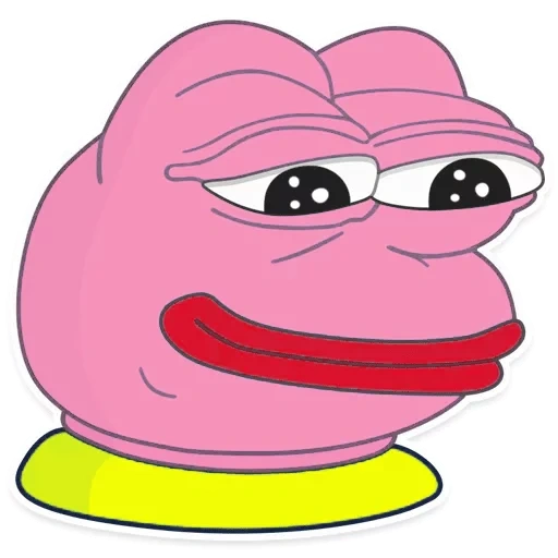 pepe, toad pepe, pepe merah muda, pink toad pepe, the frog pepe berwarna merah muda