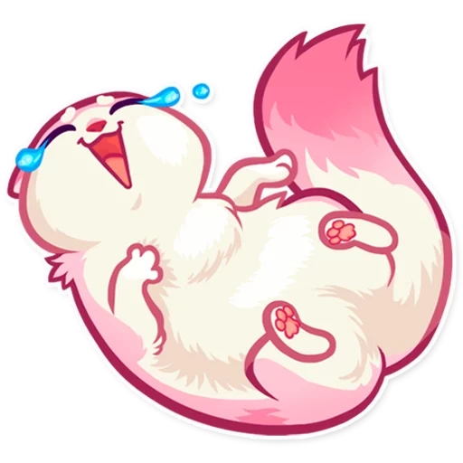 stickers of cats, masnyunia stickers cat, stickers for telegram, stickers, sticker pink cat