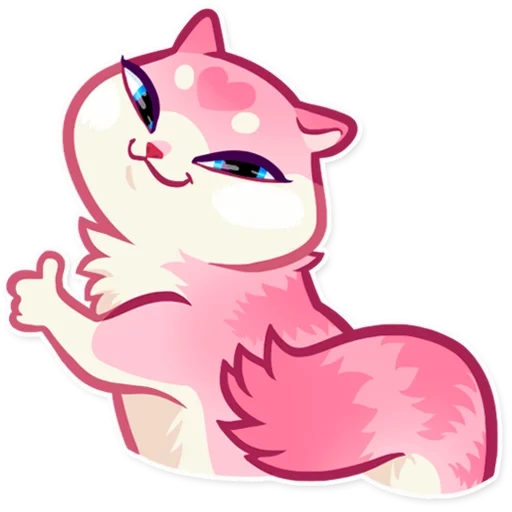 stickers of the cat, cat sticker, cat, pink stickers, sticker pink cat