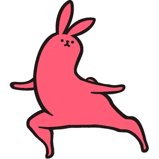 rosa kaninchen kaninchen, rosa telegramm, rosa telegramm