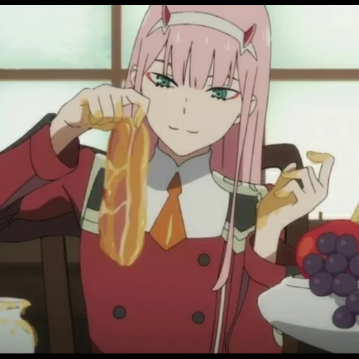 zero two, аниме милый во франксе, милый во франксе 02 кадры, darling in the franxx аниме, аниме милый во франксе зеро ту