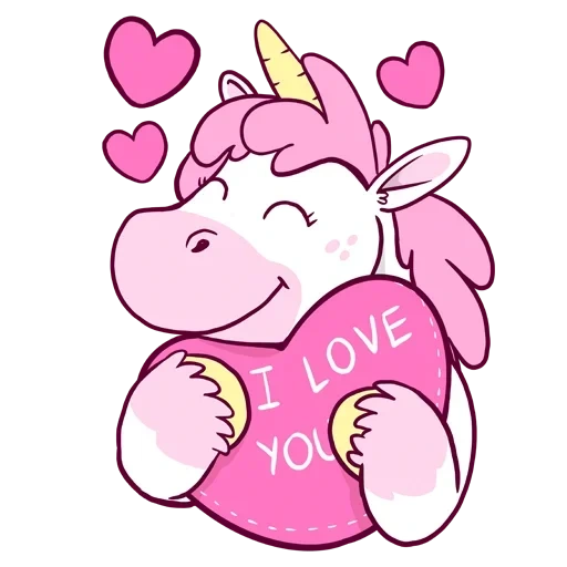 unicornio, unicornio, lindo unicornio, pegatinas unicornio, unicornio del día de san valentín