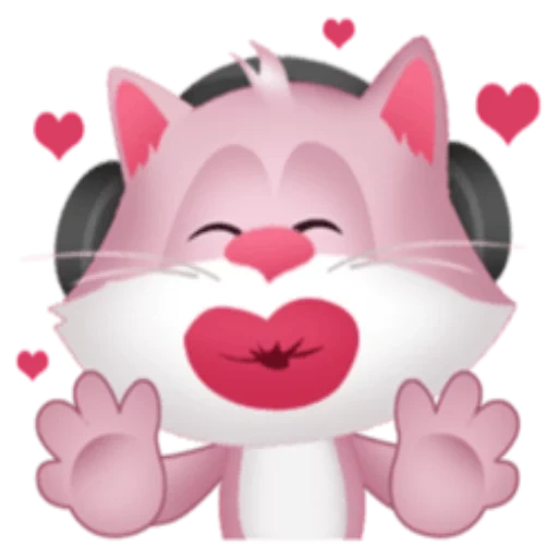 gato, gatos, gatito sonriente, corazones de gato, gato marie lyubov