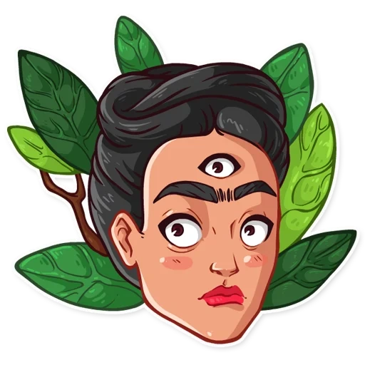 asian, frida kahlo