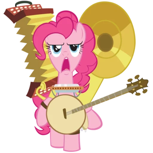 gêne rose, pinki pinsi, pinky pai pony, orchestre de tarte pinkie, pinkie pie one pony band parasprite
