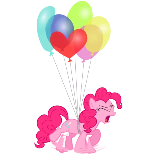 gêne rose, pinki pinsi, pinky pai pony, boule de pinky pai, ballons à tarte rose