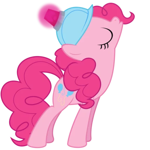 gêne rose, pinki pinsi, pinky pai pony, grive pinky pie, style poney rose