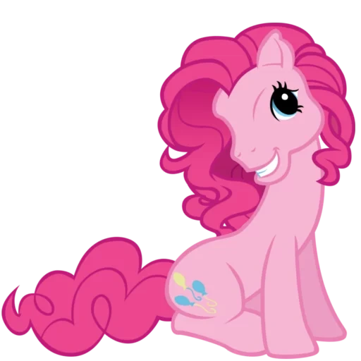 pinki pinki, pinky pie g1, pinky pai pony, pony weint rosa, pony ist ein wunder für einen tritt