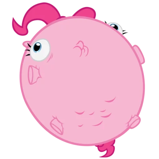 cerdito, cerdo, cerdo rosa, inflación de pastel de color rosa, seshariki embarazada nyusha