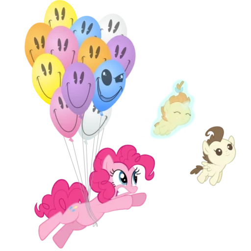 torta mindinha, pinky pai pony, balões de torta mindinhos, meu pequeno pônei pinky pie, my little pony pinkie pie