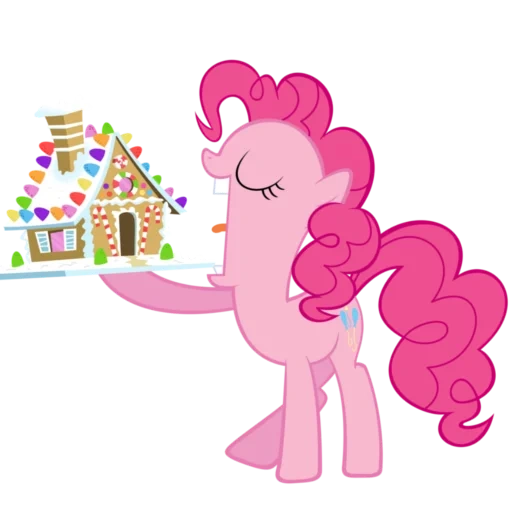 gêne rose, pinki pinsi, pinky pai pony, grive pinky pie, style poney rose