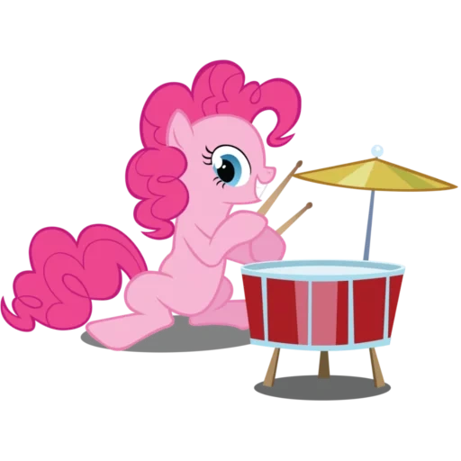 pai kelingking, kuda pinky pai, drum pai kelingking, persahabatan adalah ajaib merah muda, persahabatan kuda poni adalah ajaib merah muda