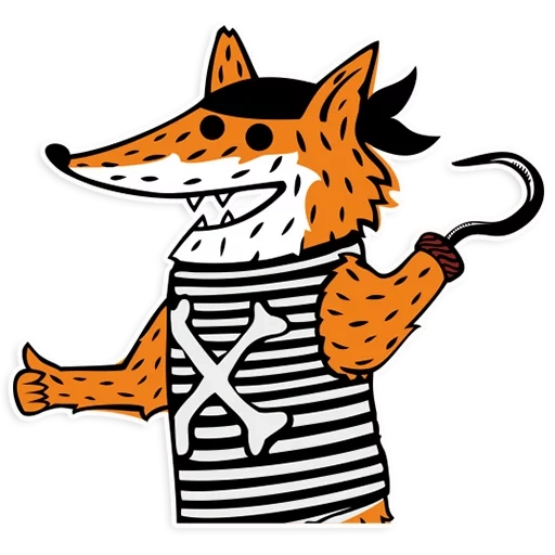 fox, fox, fox adalah bajak laut, rubah