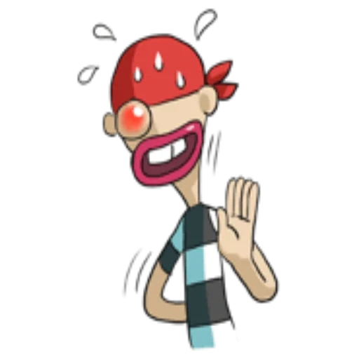 человек, анимация, персонажи, red stinger pvz 2, pirate red beard animate