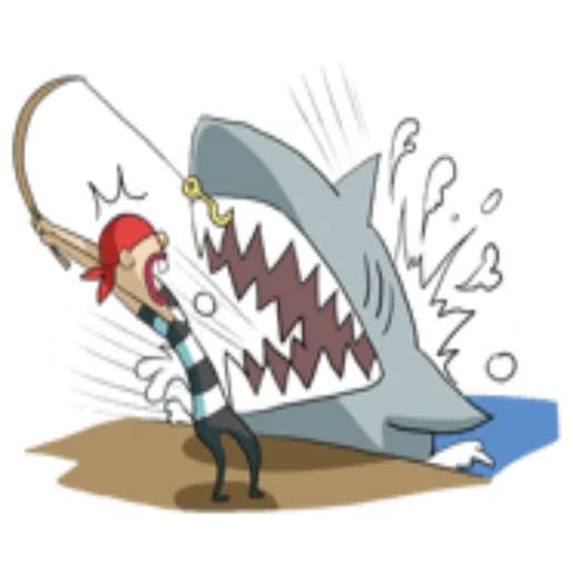 акула, акула пасть, акула гонится, акула иллюстрация, мультипликационная акула