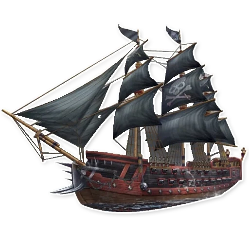 корабль сбоку, галеон корабль, корабль пиратов, парусник корабль, корабль эдварда кенуэя галка