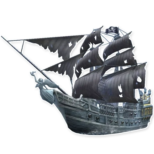pirate ship, morgan ship, black pearl, galleon black pearl, 3d puzzle boat black pearl