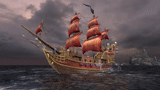 boys, pirate ship, sailboat, piertes berning thea, the house the rising sun