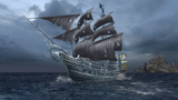 ship, sailboat, sailboat, pirates of the caribbean, morgan ship black pearl