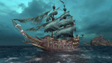 schiff, segelschiff, riesiger schiff, piratenschiff, henry morgana black pearl ship