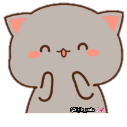 cats, chibi gray cat, cute kawaii drawings, cats chibi kawai crying, cute kawaii cats