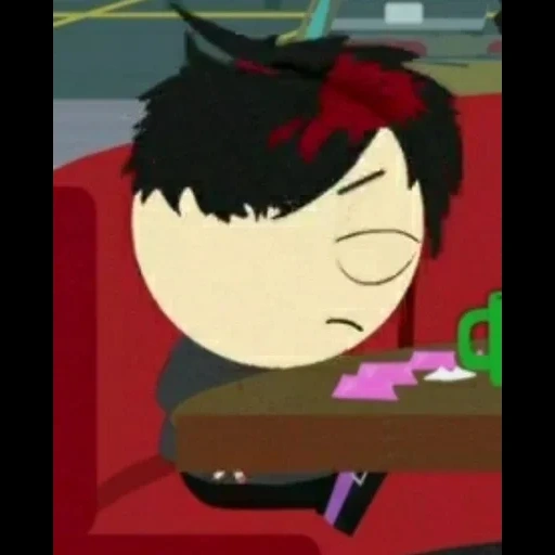 süd park, pete sauss park, edgar im saus, pete telman south park, south park goths pete michael