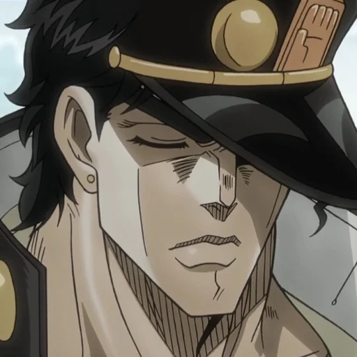 jotaro, джотаро, джотаро куджо, yare yare daze, stardust crusaders