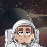 into the space, astronaut