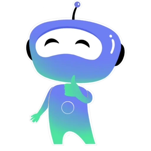 pixel, blue robot