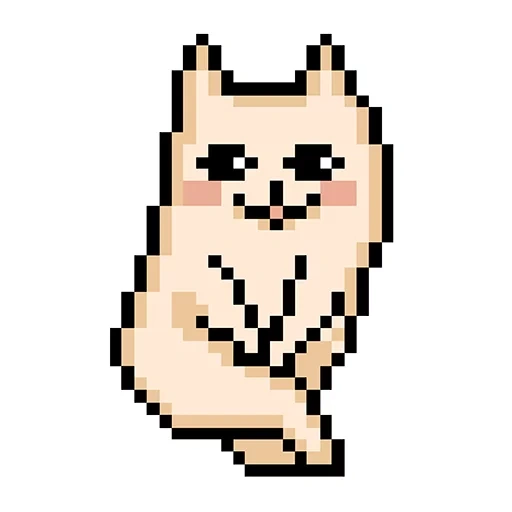 pixel, pixel cat, pixel cat, arte de pixel de gato, gatos pixels