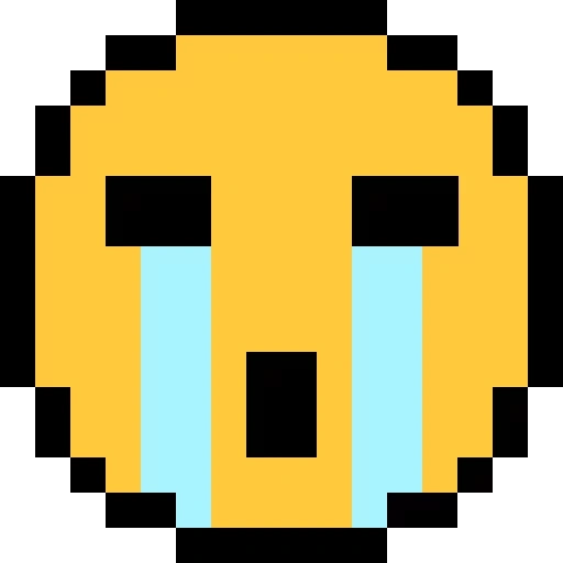 smiley pixel, pixel art emoji, lächelt auf zellen, smiley auf zellen, pixel monster emoji
