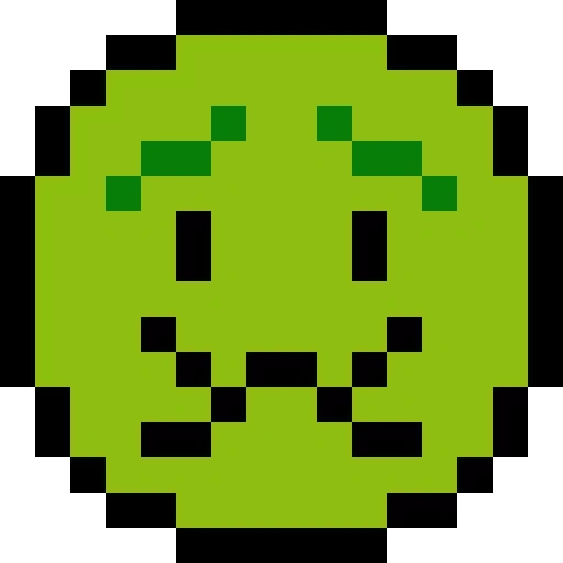 pixel sorridente, pixel sorridente, pixel sorridente, símbolo de expressão celular, expressão de monstro de pixel